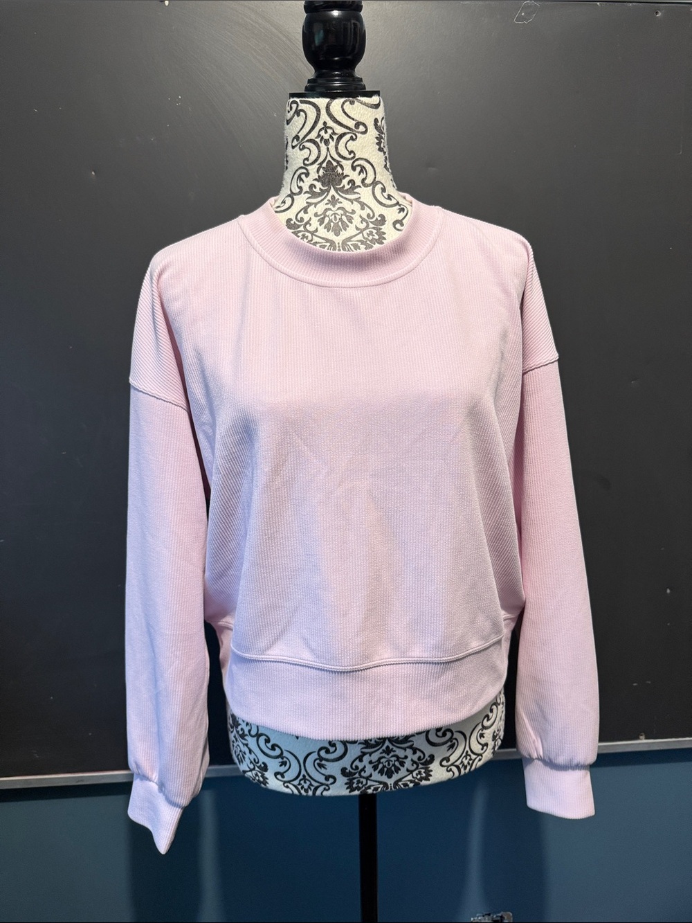 Lululemon Ribbed Softstreme Perfectly Oversized Cropped Crew